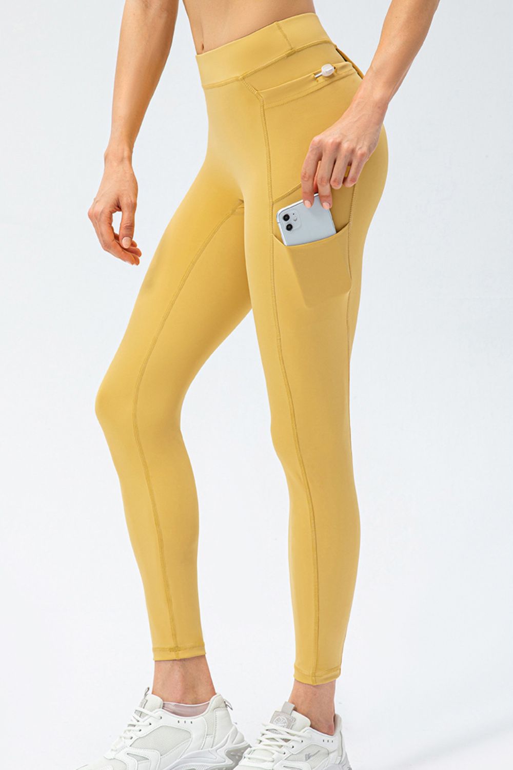 Full Size Slim Fit High Waist Long Sports Pants with Pockets - Pahabu - Women's Clothing & Shop
