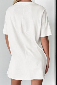 Bow Graphic Round Neck Short Sleeve T-Shirt - Pahabu - Women's Clothing & Shop