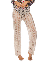 Cutout Drawstring High Waist Swim Pants - Pahabu - Women's Clothing & Shop