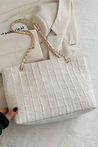 Polyester Texture Chain Tote bag - Pahabu - Women's Clothing & Shop