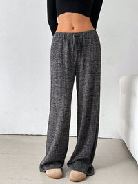 Tied Striped Wide Leg Pants - Pahabu - Women's Clothing & Shop