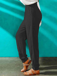 High Waist Joggers with Pockets - Pahabu - Women's Clothing & Shop