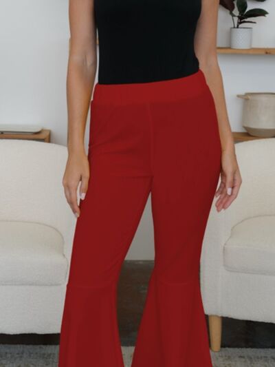 FAM-FAM High-Low Bootcut Pants - Pahabu - Women's Clothing & Shop