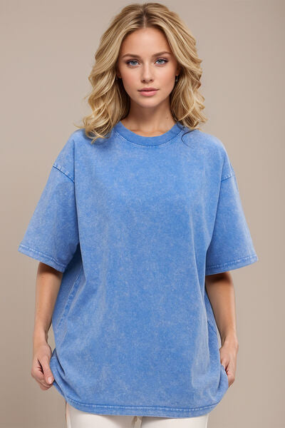 Basic Bae Round Neck Half Sleeve T-Shirt - Pahabu - Women's Clothing & Shop