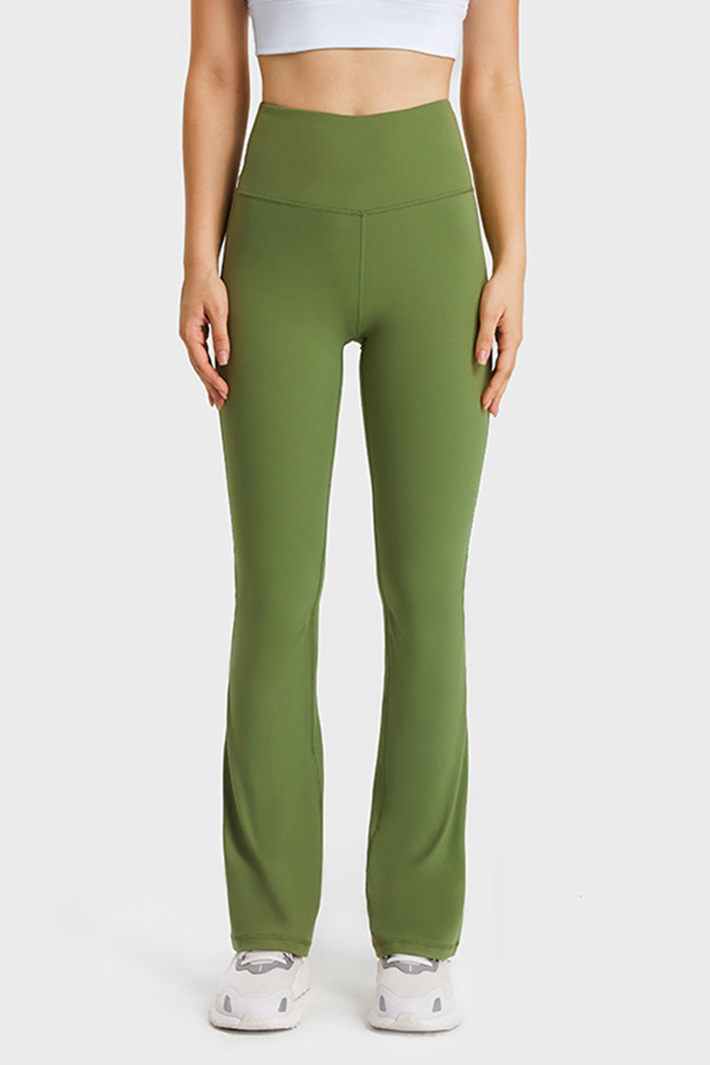 Millennia Elastic Waist Flare Yoga Pants - Pahabu - Women's Clothing & Shop