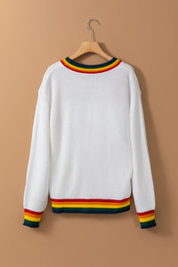 MERRY & BRIGHT Ribbed Round Neck Sweater - Pahabu - Women's Clothing & Shop