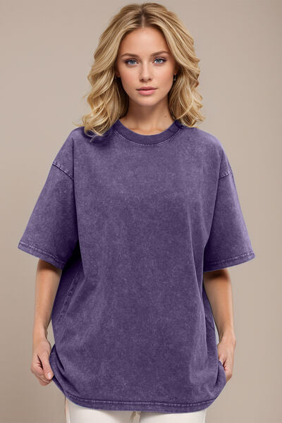 Basic Bae Round Neck Half Sleeve T-Shirt - Pahabu - Women's Clothing & Shop