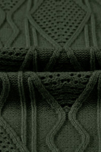 Plus Size Cable-Knit Button Up Sweater - Pahabu - Women's Clothing & Shop
