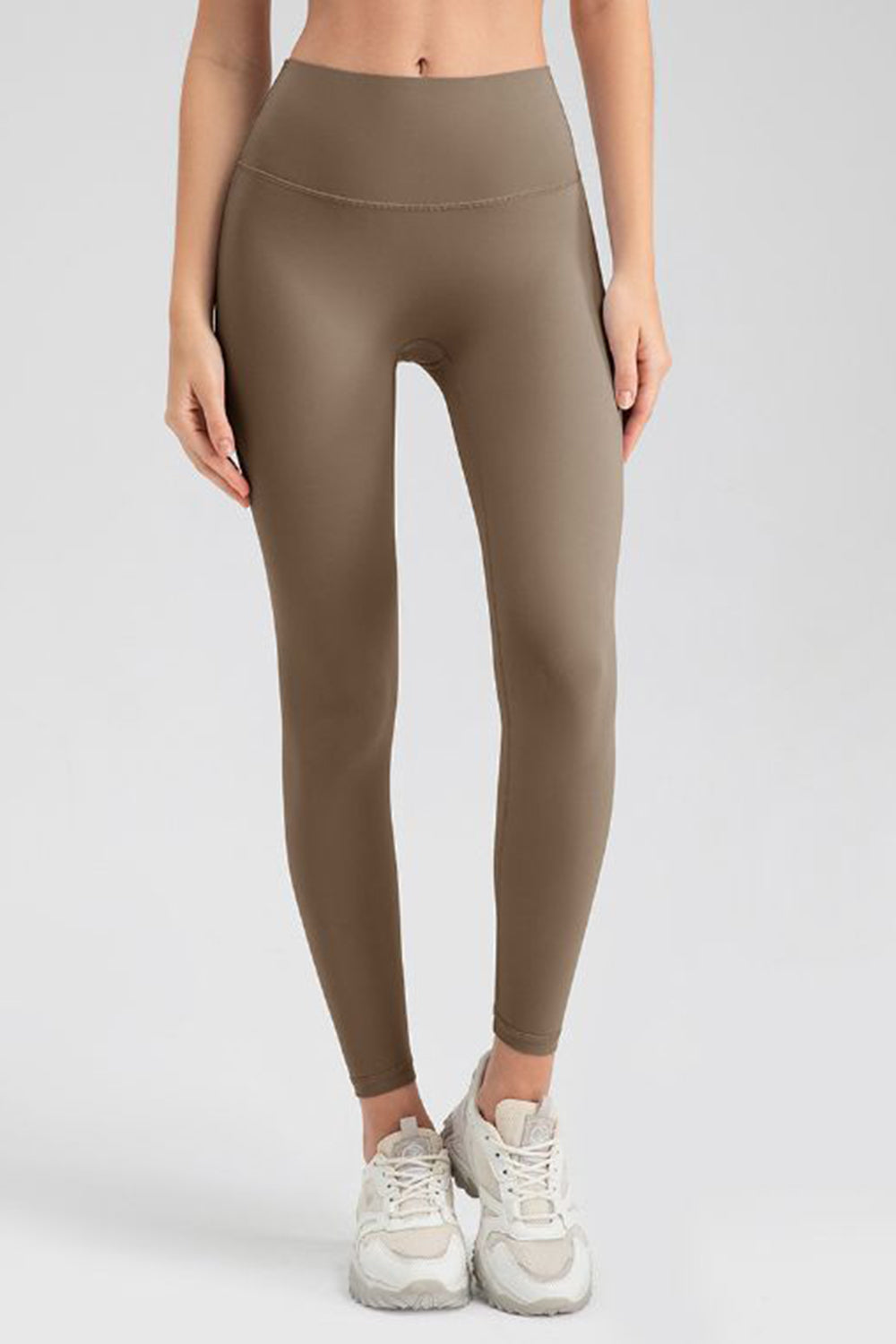 Wide Waistband Sport Leggings - Pahabu - Women's Clothing & Shop