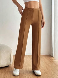 High Waist Wide Leg Pants - Pahabu - Women's Clothing & Shop