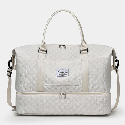 Diamond Grid Oxford Cloth Oversize Travel Bag - Pahabu - Women's Clothing & Shop