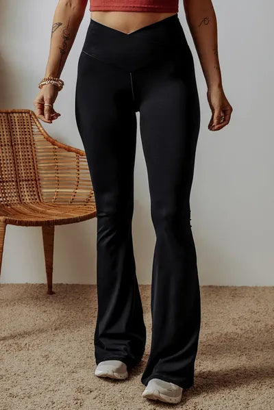 High Waist Bootcut Pants - Pahabu - Women's Clothing & Shop