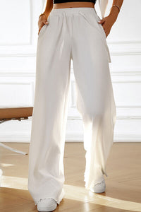 Devine Drawstring Wide Leg Pants with Pocketed - Pahabu - Women's Clothing & Shop