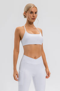 Crisscross Spaghetti Strap Active Cami - Pahabu - Women's Clothing & Shop