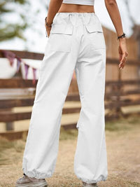 Drawstring Joggers with Pockets - Pahabu - Women's Clothing & Shop