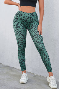 Leopard Print Wide Waistband Leggings - Pahabu - Women's Clothing & Shop