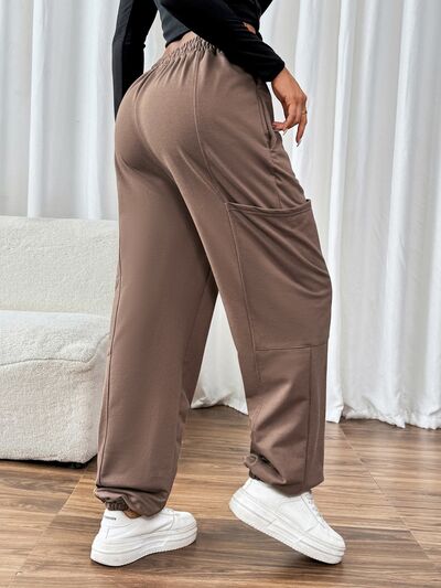 Perfee Tied Joggers with Pockets - Pahabu - Women's Clothing & Shop