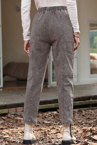 Drawstring Straight Pants with Pockets - Pahabu - Women's Clothing & Shop