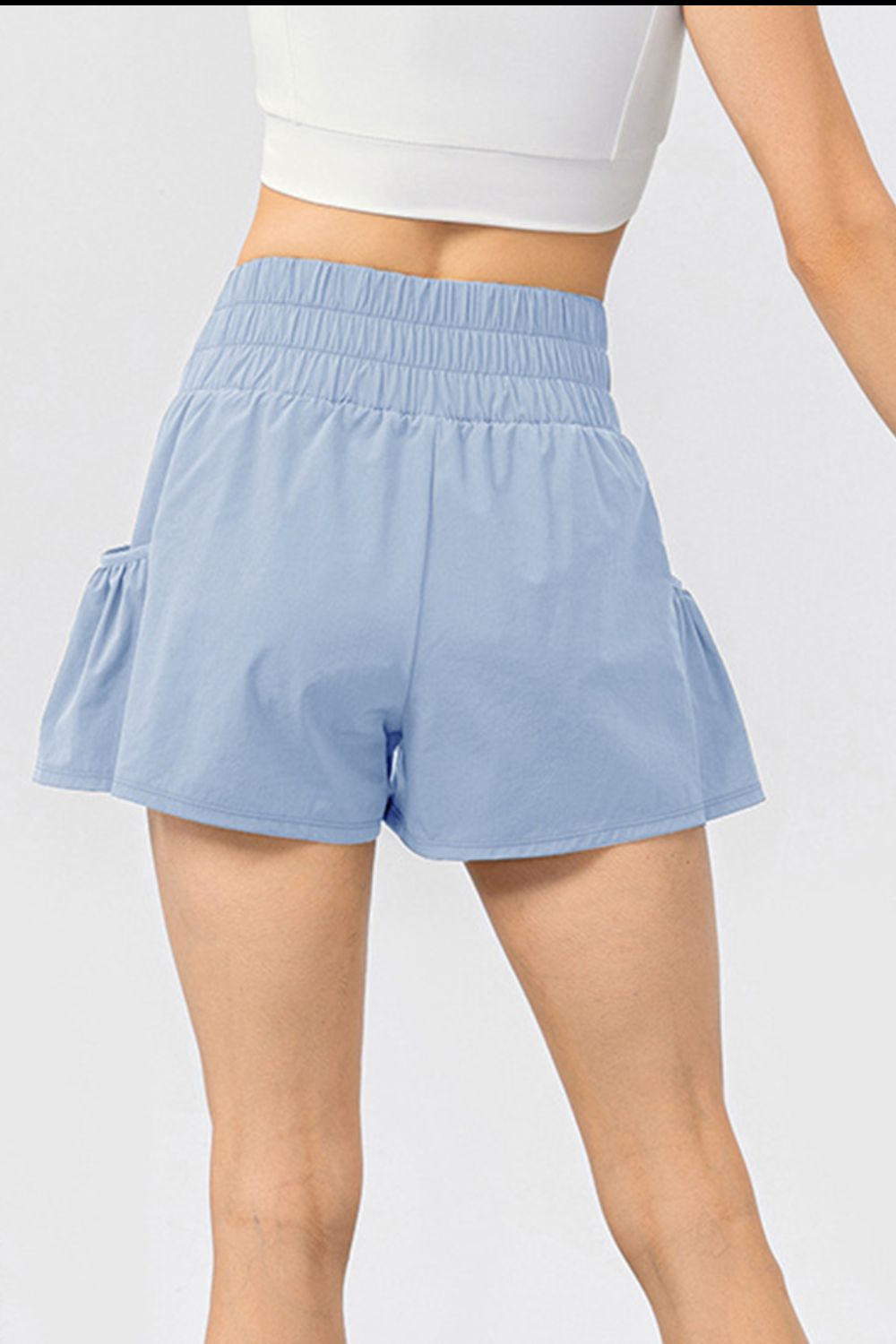 Elastic Waist Pocketed Active Shorts - Pahabu - Women's Clothing & Shop