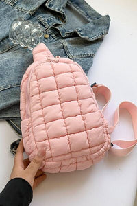 Quilted Nylon Crossbody Bag - Pahabu - Women's Clothing & Shop