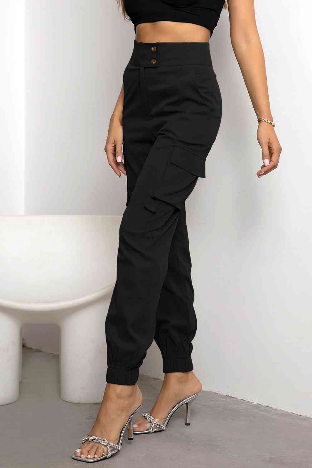 High Waist Cargo Pants - Pahabu - Women's Clothing & Shop