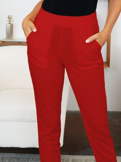 FAM-FAM Pocketed High Waist Skinny Pants - Pahabu - Women's Clothing & Shop
