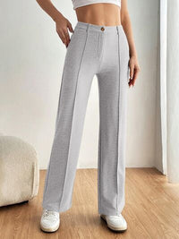 High Waist Wide Leg Pants - Pahabu - Women's Clothing & Shop