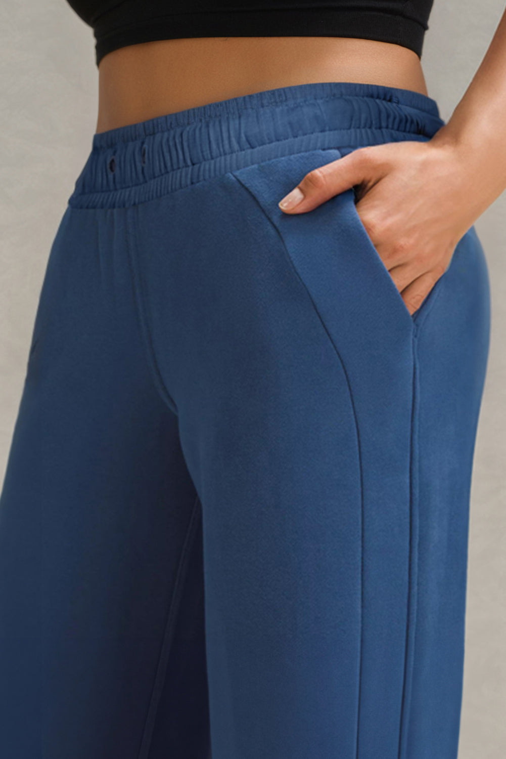 Drawstring Wide Leg Active Pants - Pahabu - Women's Clothing & Shop