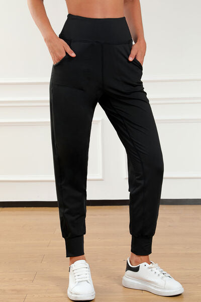High Waist Joggers with Pockets - Pahabu - Women's Clothing & Shop