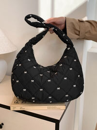 Bow Polyester Shoulder Bag - Pahabu - Women's Clothing & Shop