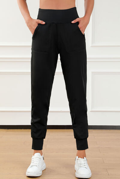 High Waist Joggers with Pockets - Pahabu - Women's Clothing & Shop
