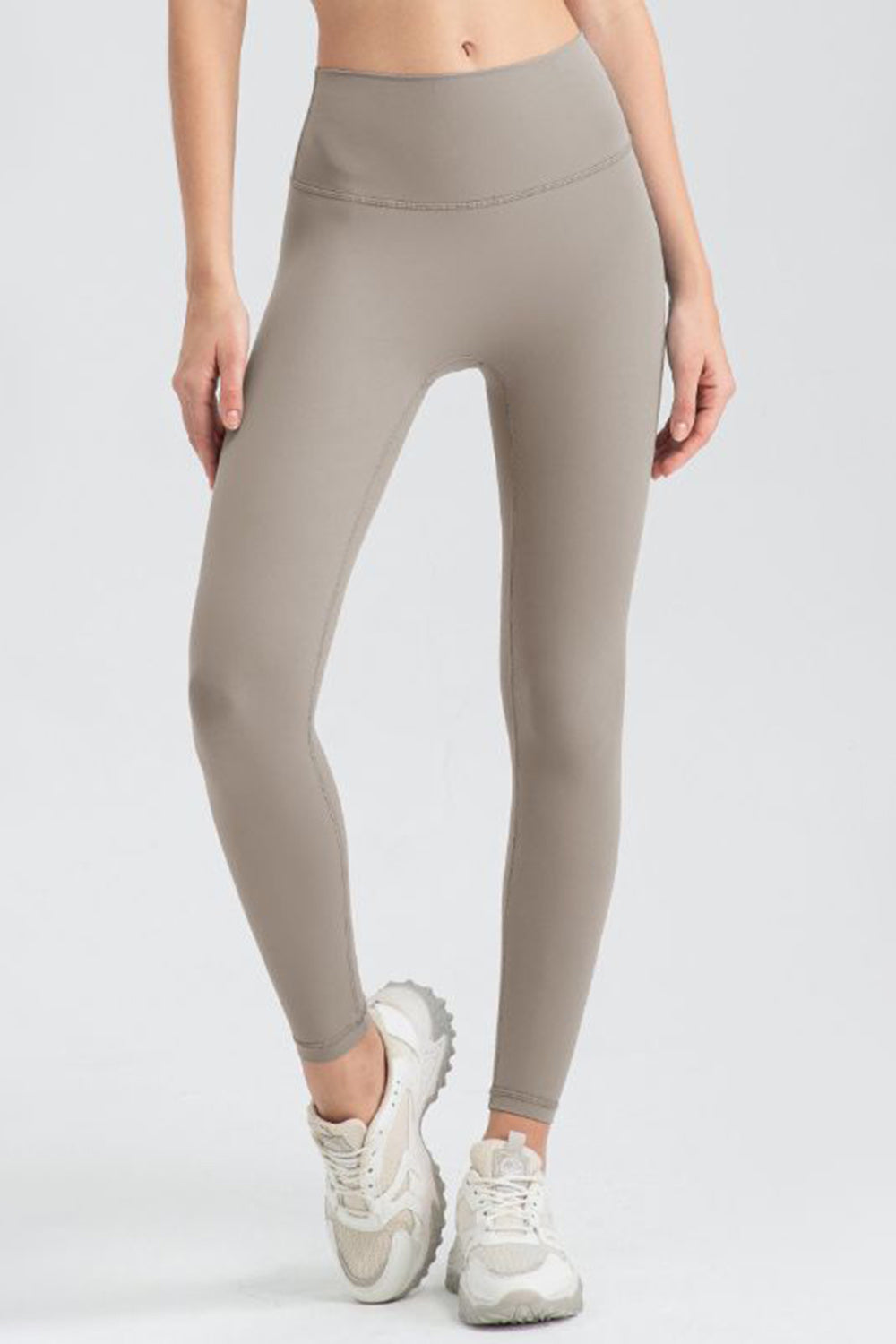 Wide Waistband Sport Leggings - Pahabu - Women's Clothing & Shop