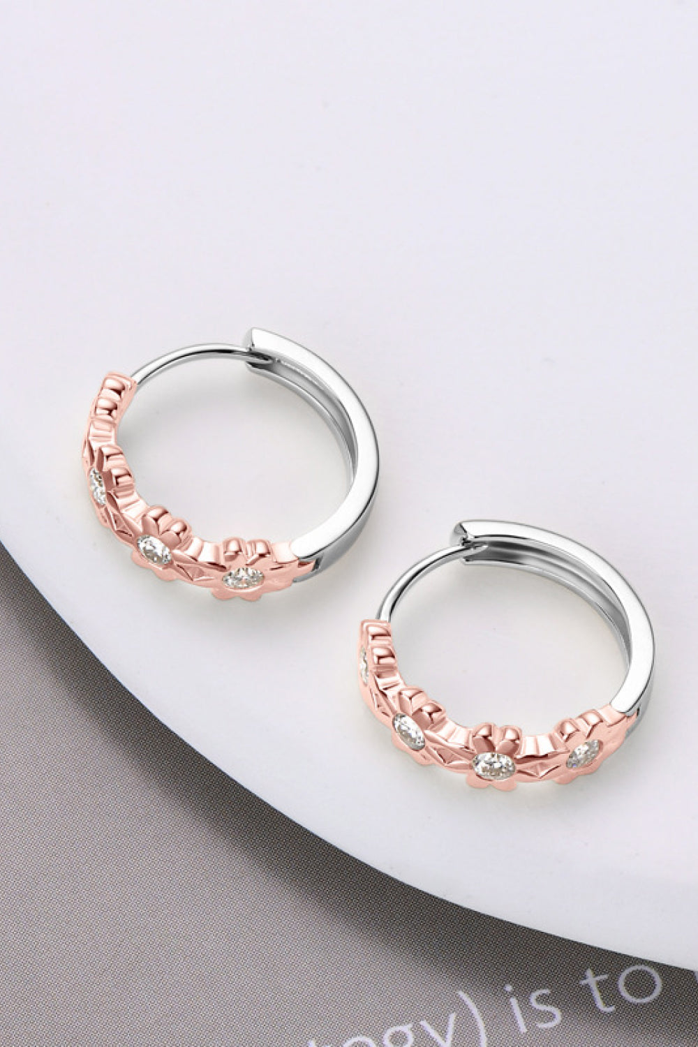 Moissanite 925 Sterling Silver Huggie Earrings - Pahabu - Women's Clothing & Shop