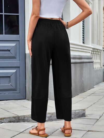Lovelet Elastic Waist Wide Leg Pants - Pahabu - Women's Clothing & Shop