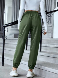 Full Size Elastic Waist Pants with Pockets - Pahabu - Women's Clothing & Shop