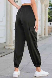 Long Tie Waist Pocketed Pants - Pahabu - Women's Clothing & Shop