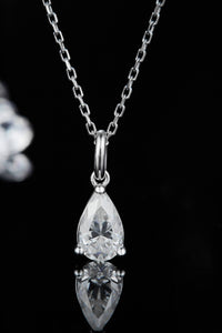 1 Carat Moissanite 925 Sterling Silver Necklace - Pahabu - Women's Clothing & Shop