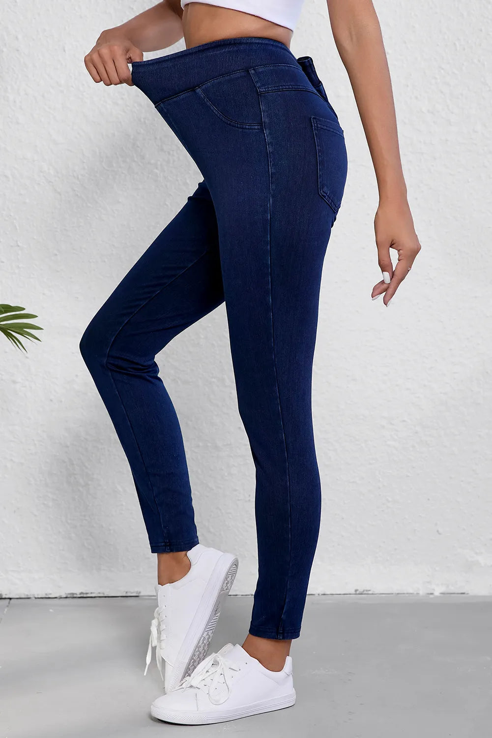Skinny Jeans with Pockets - Pahabu - Women's Clothing & Shop