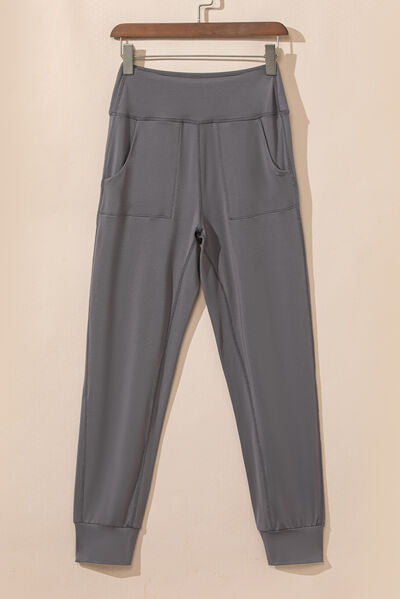 High Waist Joggers with Pockets - Pahabu - Women's Clothing & Shop