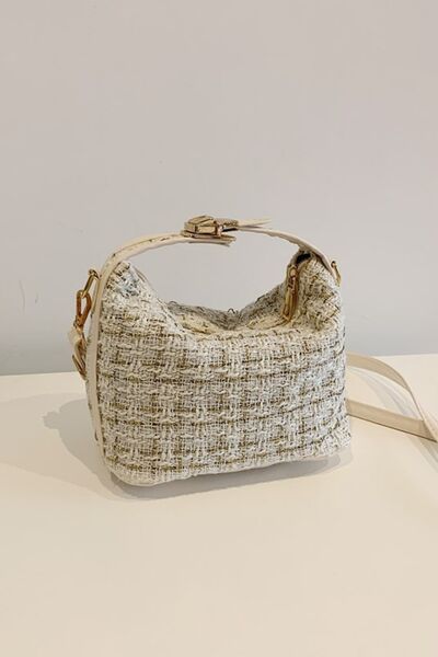 Woven Removable Strap Shoulder Bag - Pahabu - Women's Clothing & Shop