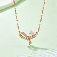 Moissanite 925 Sterling Silver Necklace - Pahabu - Women's Clothing & Shop