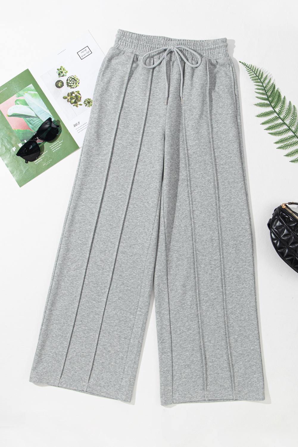 Drawstring Wide Leg Active Pants - Pahabu - Women's Clothing & Shop