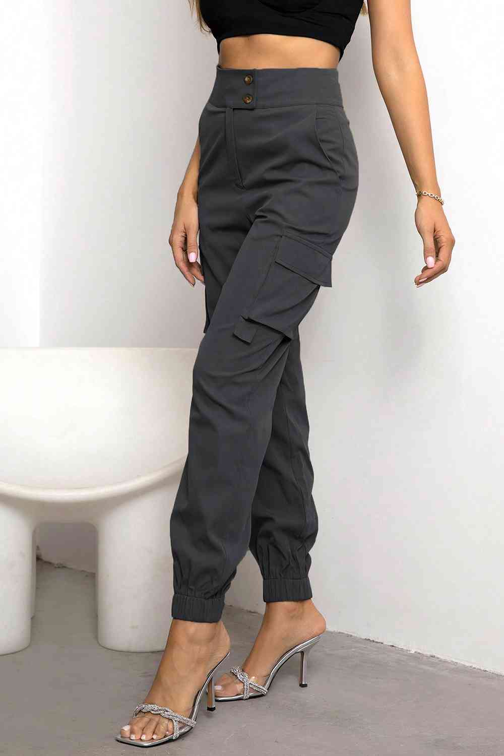 High Waist Cargo Pants - Pahabu - Women's Clothing & Shop