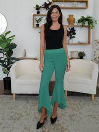 FAM-FAM High-Low Bootcut Pants - Pahabu - Women's Clothing & Shop