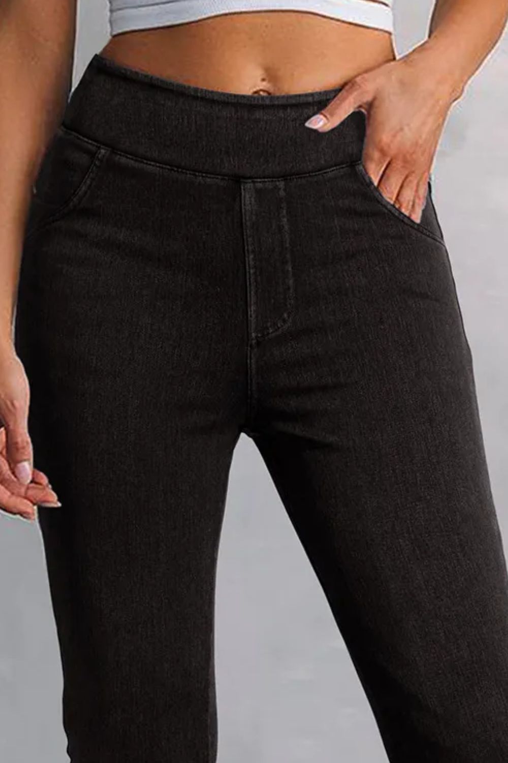 Skinny Jeans with Pockets - Pahabu - Women's Clothing & Shop