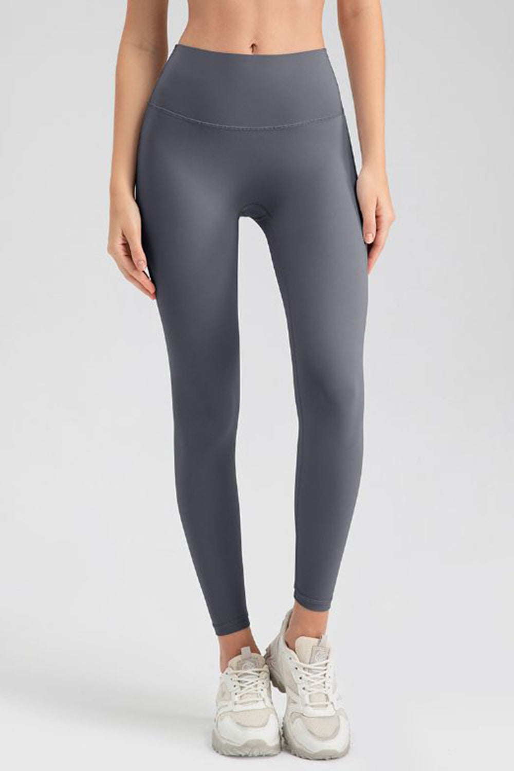 Wide Waistband Sport Leggings - Pahabu - Women's Clothing & Shop