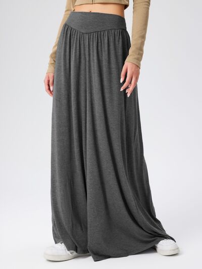 High Waist Wide Leg Pants - Pahabu - Women's Clothing & Shop