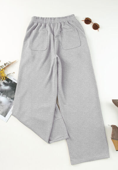 Elastic Waist Sweatpants with Pockets - Pahabu - Women's Clothing & Shop