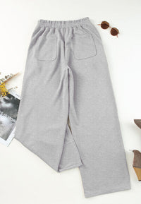 Elastic Waist Sweatpants with Pockets - Pahabu - Women's Clothing & Shop