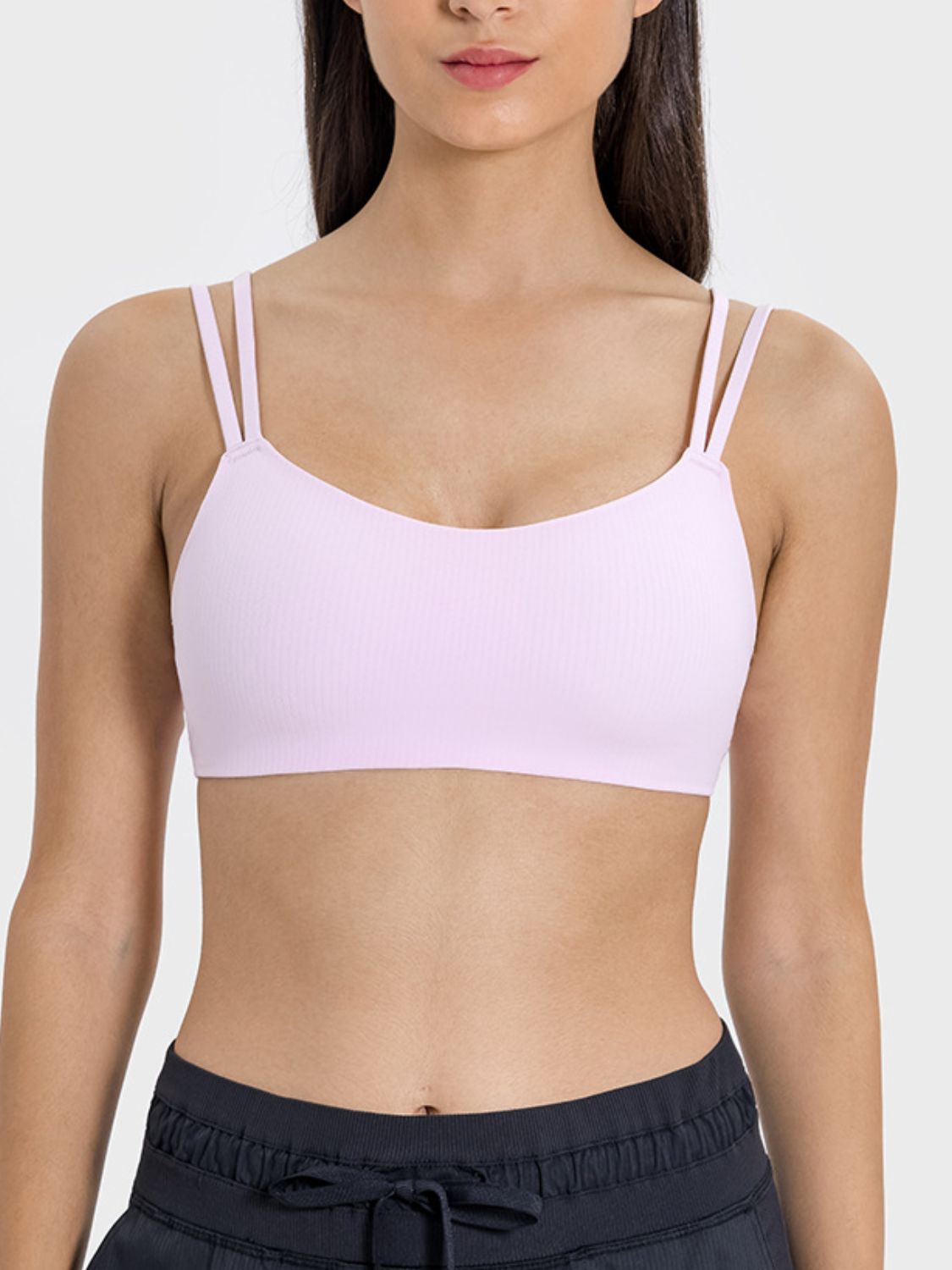 Millennia Scoop Neck Double Strap Active Cami - Pahabu - Women's Clothing & Shop